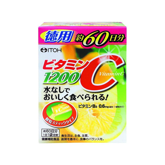 ITOH井藤漢方 維他命C粉 2gx60小包 - CosmeBear小熊日本藥妝For台灣