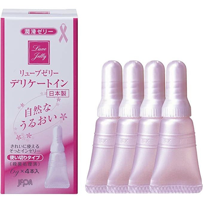 JEX LUVE Delicate in 潤滑劑 6g×4只入 - CosmeBear小熊日本藥妝For台灣