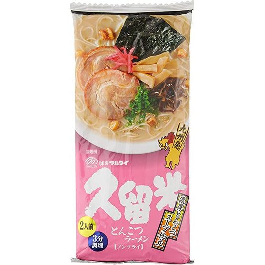Marutai 久留米濃厚豚骨拉麵 194g 2人份 - CosmeBear小熊日本藥妝For台灣