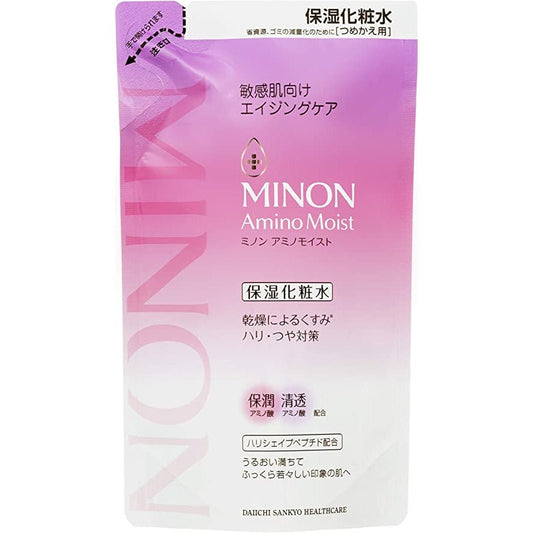 MINON 氨基酸保濕抗老化妝水替換裝 130ml - CosmeBear小熊日本藥妝For台灣