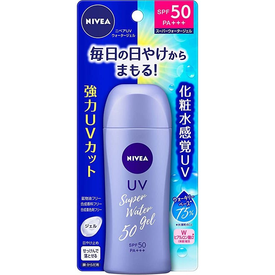 NIVEA妮維雅 化妝水感覺UV 防曬啫喱 SPF50/PA+++ - CosmeBear小熊日本藥妝For台灣