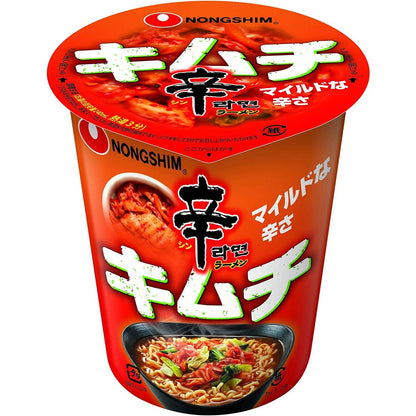 NONGSHIM農心 韓國經典辛拉麵杯麵 泡菜風味68g - CosmeBear小熊日本藥妝For台灣