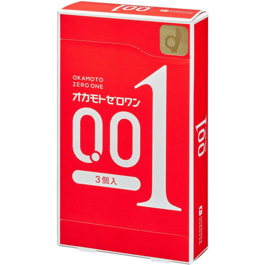OKAMOTO岡本 001 極限超薄避孕套 3個入 - CosmeBear小熊日本藥妝For台灣
