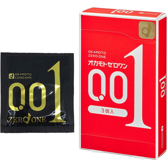 OKAMOTO岡本 001 極限超薄避孕套 3個入 - CosmeBear小熊日本藥妝For台灣