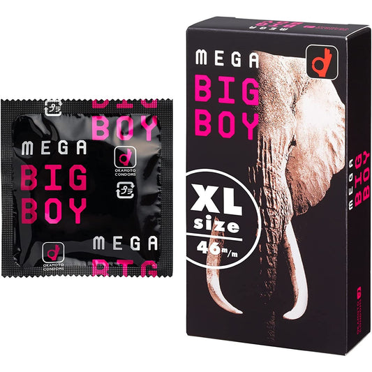 OKAMOTO岡本 大象Mega Big boy超大號保險套12隻裝 - CosmeBear小熊日本藥妝For台灣