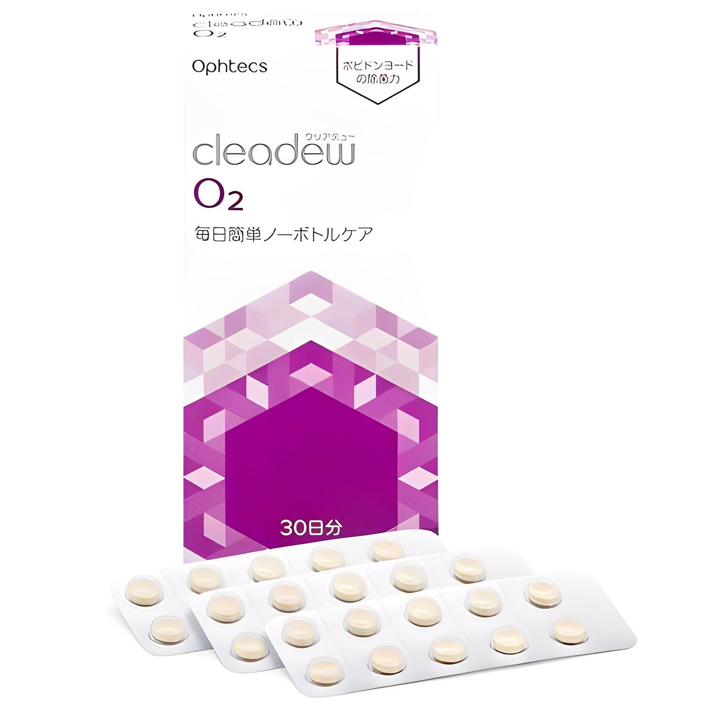 Ophtecs Cleadew O2 硬式隱形眼鏡酸素洗浄保存錠劑