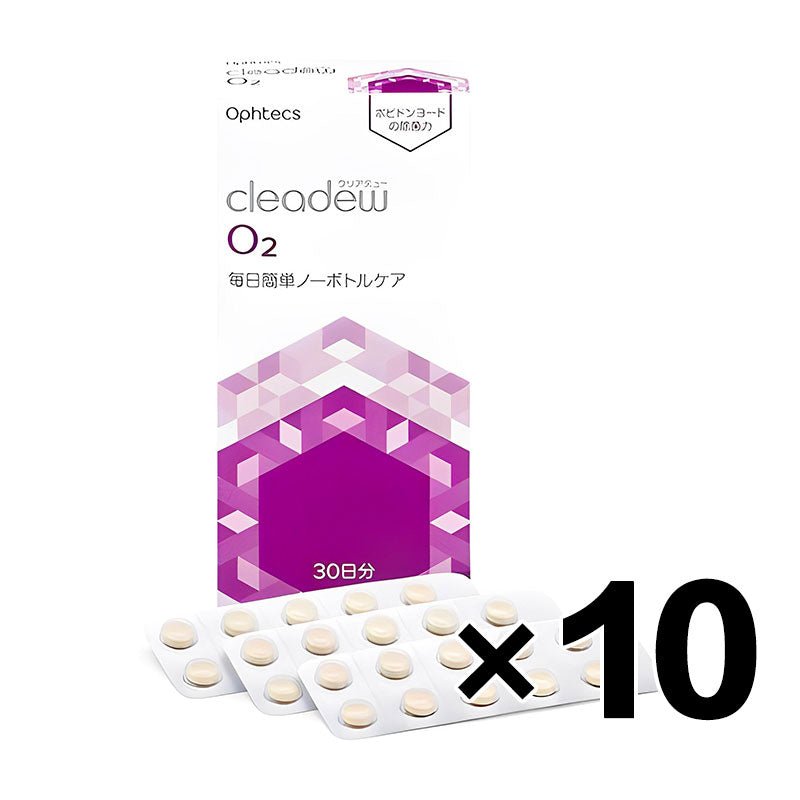 Ophtecs Cleadew O2 硬質隱形眼鏡酸素洗浄保存液 30回分 - CosmeBear小熊日本藥妝For台灣