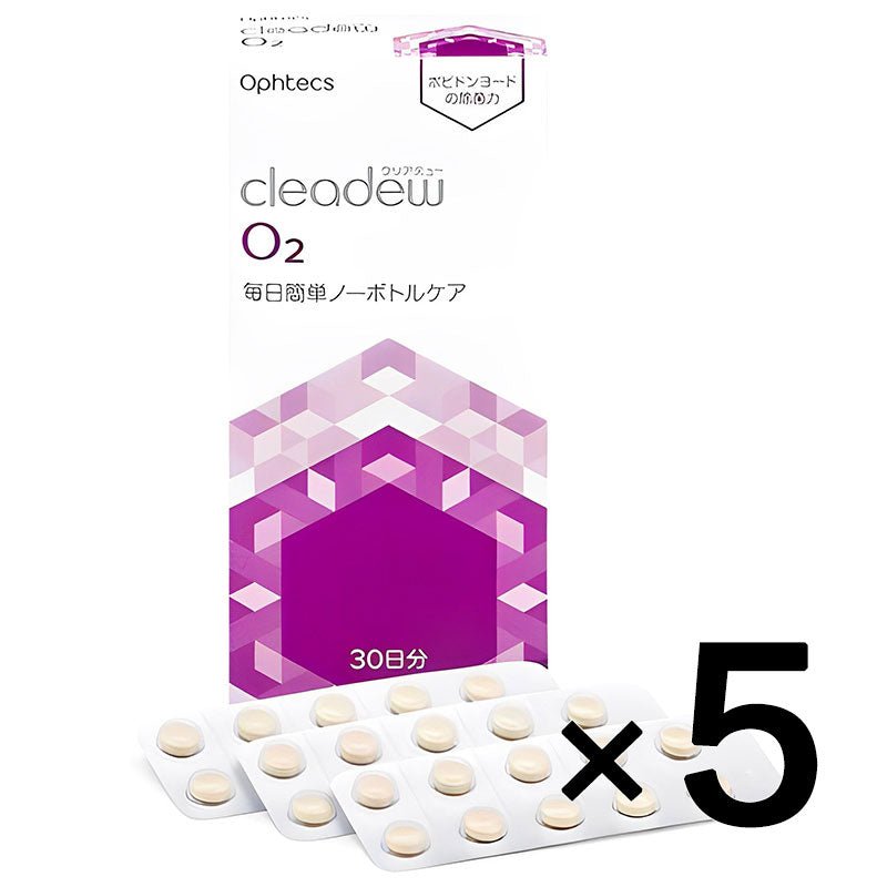 Ophtecs Cleadew O2 硬質隱形眼鏡酸素洗浄保存液 30回分 - 小熊藥妝 - 日本藥妝直送台灣