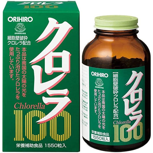 ORIHIRO 破壁小球藻 1550粒 加強免疫力 - CosmeBear小熊日本藥妝For台灣
