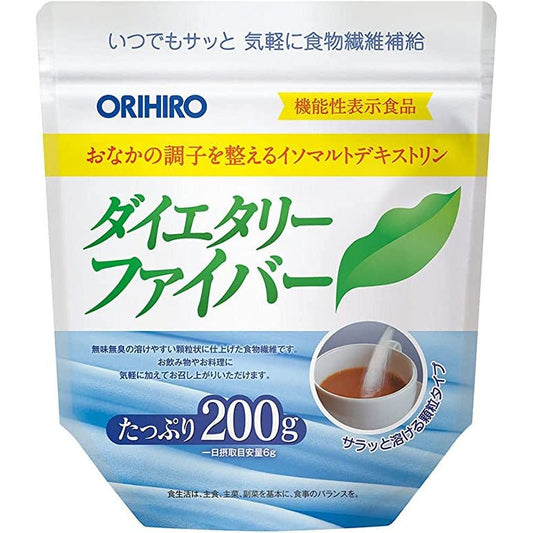 ORIHIRO 膳食纖維顆粒 200克 調節腸胃狀況 - CosmeBear小熊日本藥妝For台灣