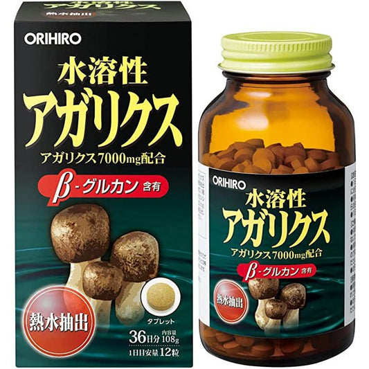 ORIHIRO 水溶性姬松茸 36日量432粒 提升活力 - CosmeBear小熊日本藥妝For台灣