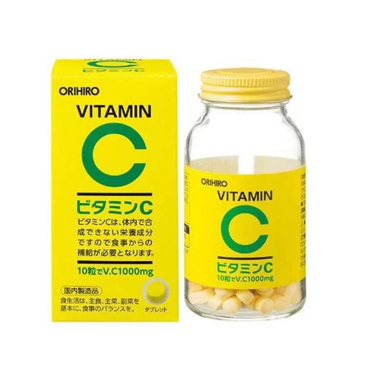 ORIHIRO立喜樂 維他命C片劑 30日量300粒 - CosmeBear小熊日本藥妝For台灣