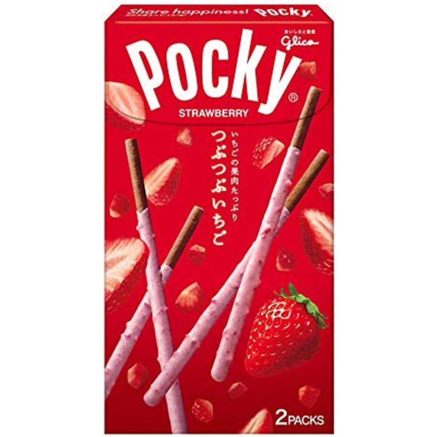 固力果 Pocky百奇草莓粒粒巧克力棒 - CosmeBear小熊日本藥妝For台灣