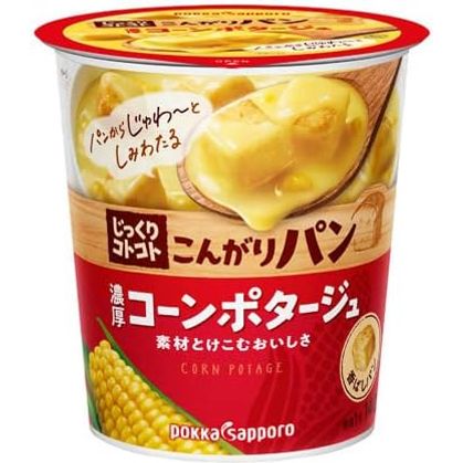POKKA札幌 速食湯 奶油蘑菇法式濃湯 芝士玉米速溶湯 早餐湯