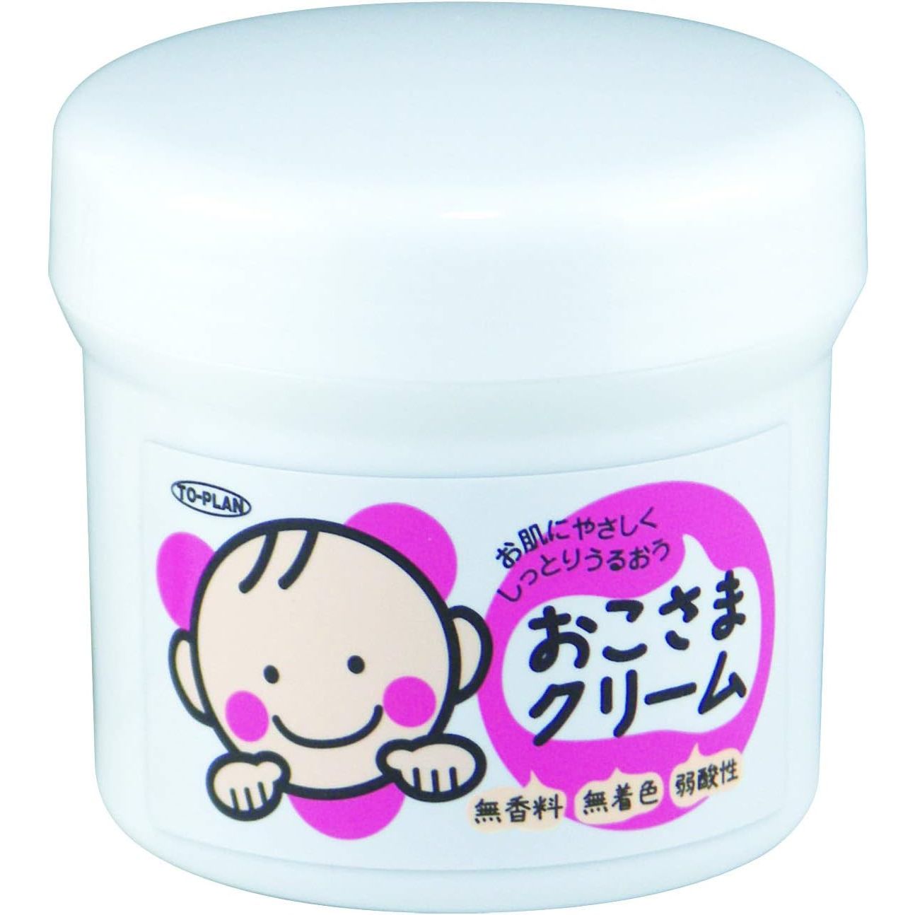 TO-PLAN 嬰幼兒/兒童保濕面霜 110g 無着色/無香料/低刺激 - 小熊藥妝 - 日本藥妝直送台灣