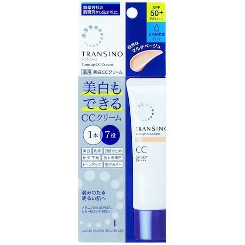 第一三共 TRANSINO 薬用透明美肌CC霜 30g - CosmeBear小熊日本藥妝For台灣