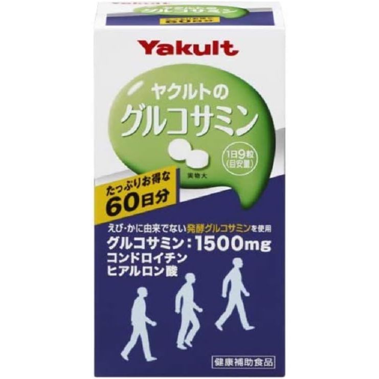 Yakult養樂多 葡萄糖胺 60日540粒 - CosmeBear小熊日本藥妝For台灣