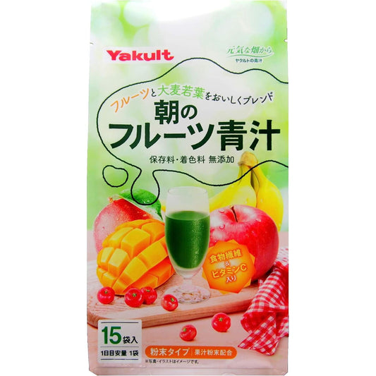 Yakult養樂多 水果青汁 7gx15袋 - CosmeBear小熊日本藥妝For台灣